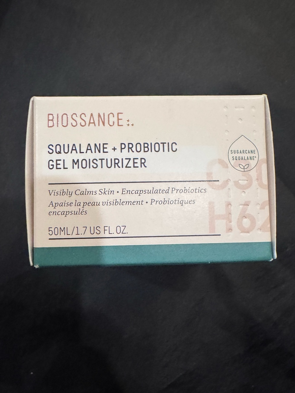 Biossance ProbioticGel Lightweight Non-Comedogenic MoisturizerGlycerin + Squalin